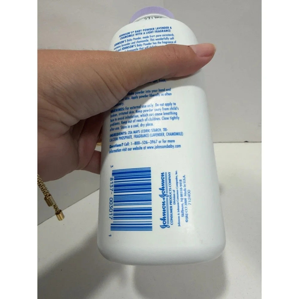 Johnsons Baby Powder Lavender & Chamomile vintage 2000's 15 oz New Scent USA